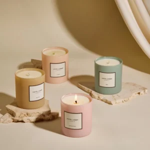 Mystery Candle Pack with wrapped candles and question-mark tags on a cozy tabletop.