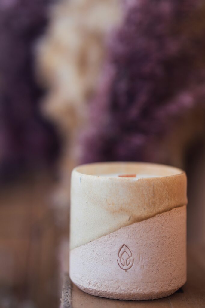 Spring hand-poured candle featuring natural soy wax and fresh seasonal scents made in Maryland